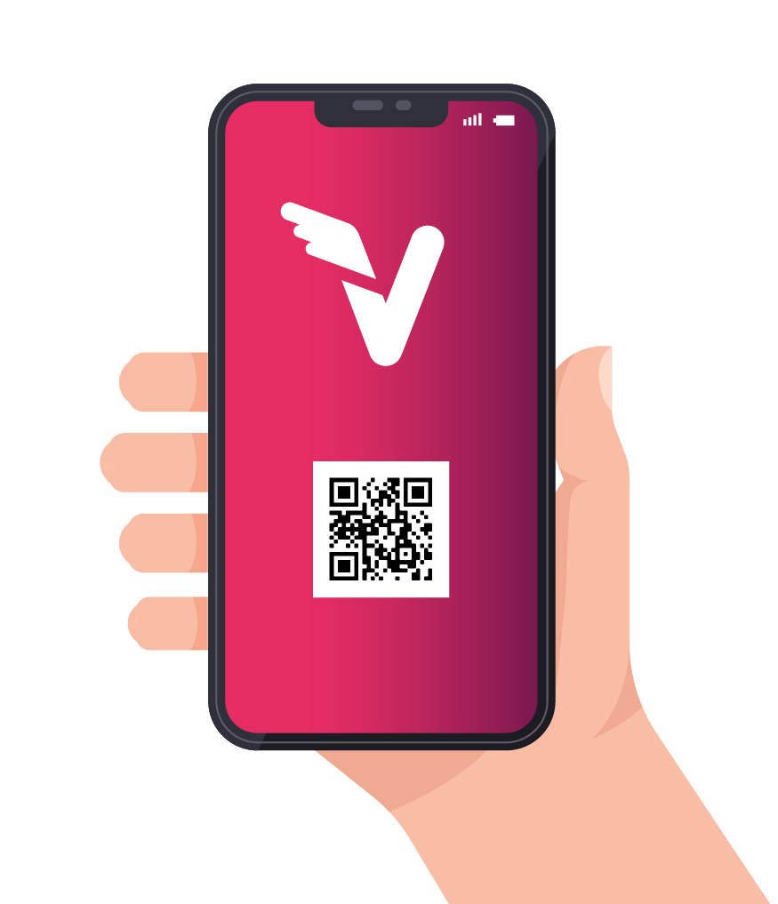 Vista previa entrada QR en celular