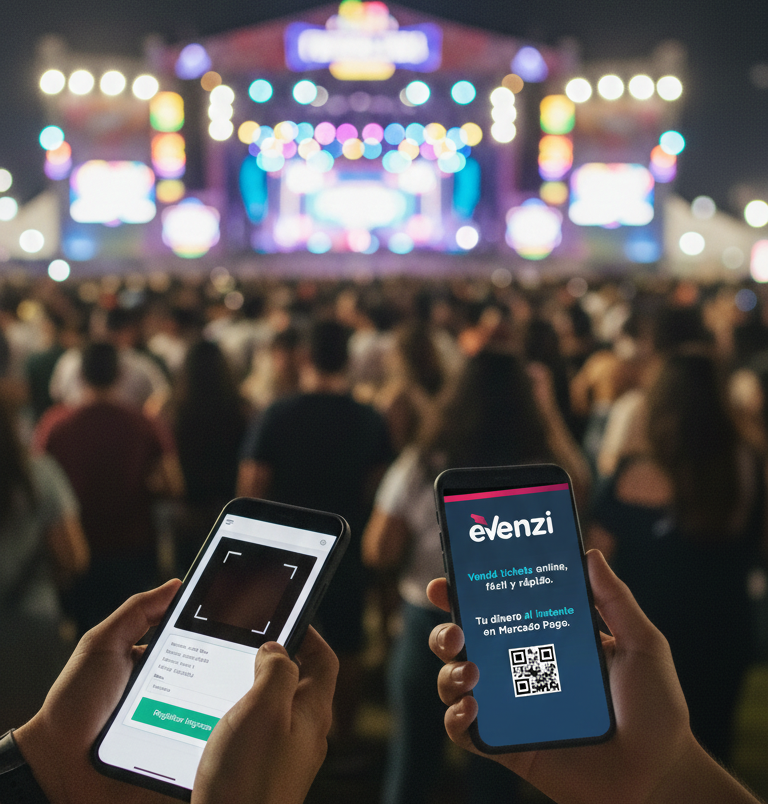 Escaneo QR en evento